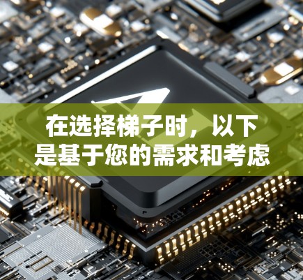 在选择梯子时，以下是基于您的需求和考虑因素的推荐