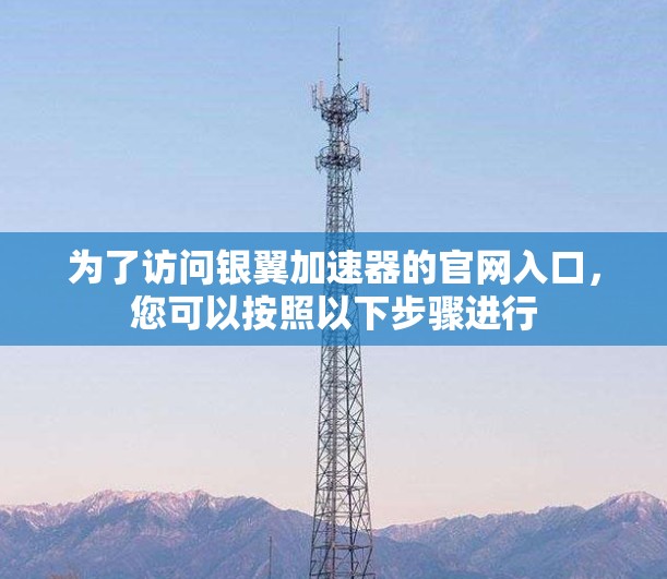 为了访问银翼加速器的官网入口，您可以按照以下步骤进行