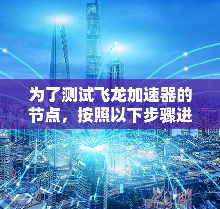 为了测试飞龙加速器的节点，按照以下步骤进行