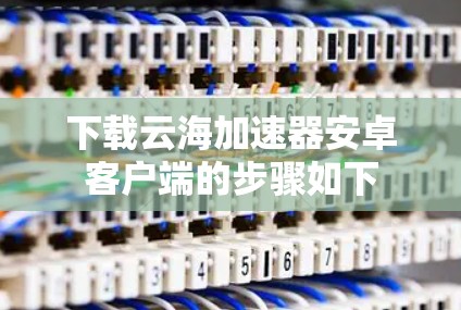 下载云海加速器安卓客户端的步骤如下